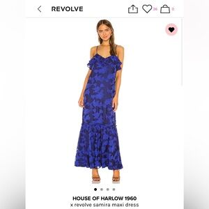 House of Harlow Blue Gown